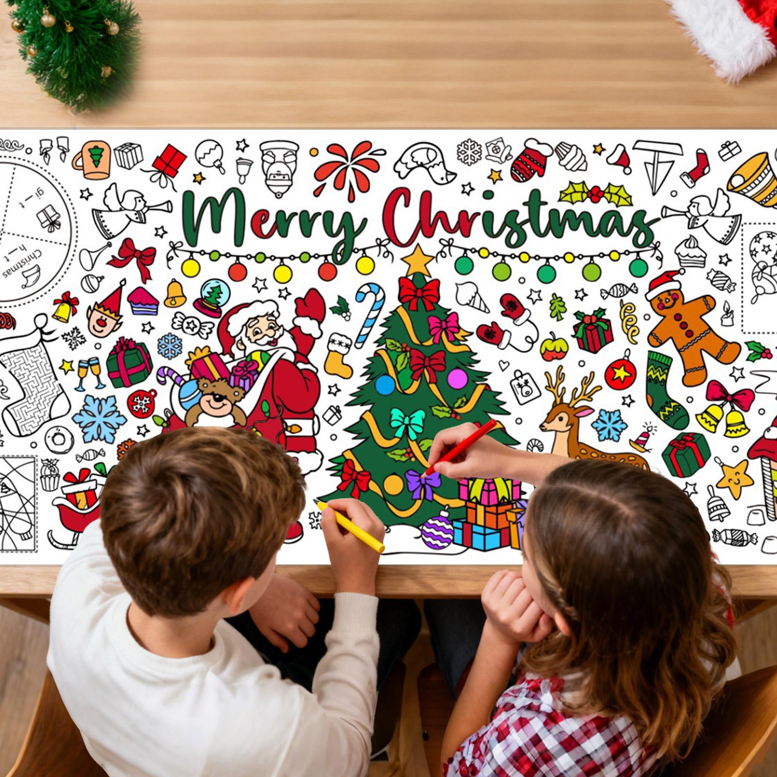Art Craft Doodle - Noel Dev Boyama Posteri Boş Karalama