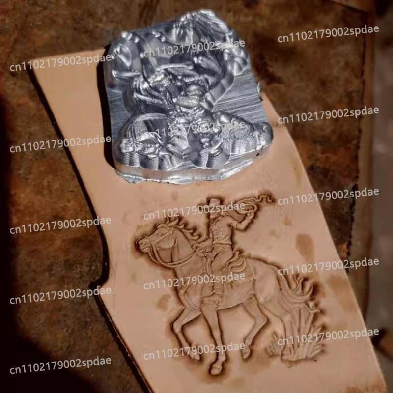 Art Craft Tools - 3D Batılı Kovboy Savaşçısı At Üstünde