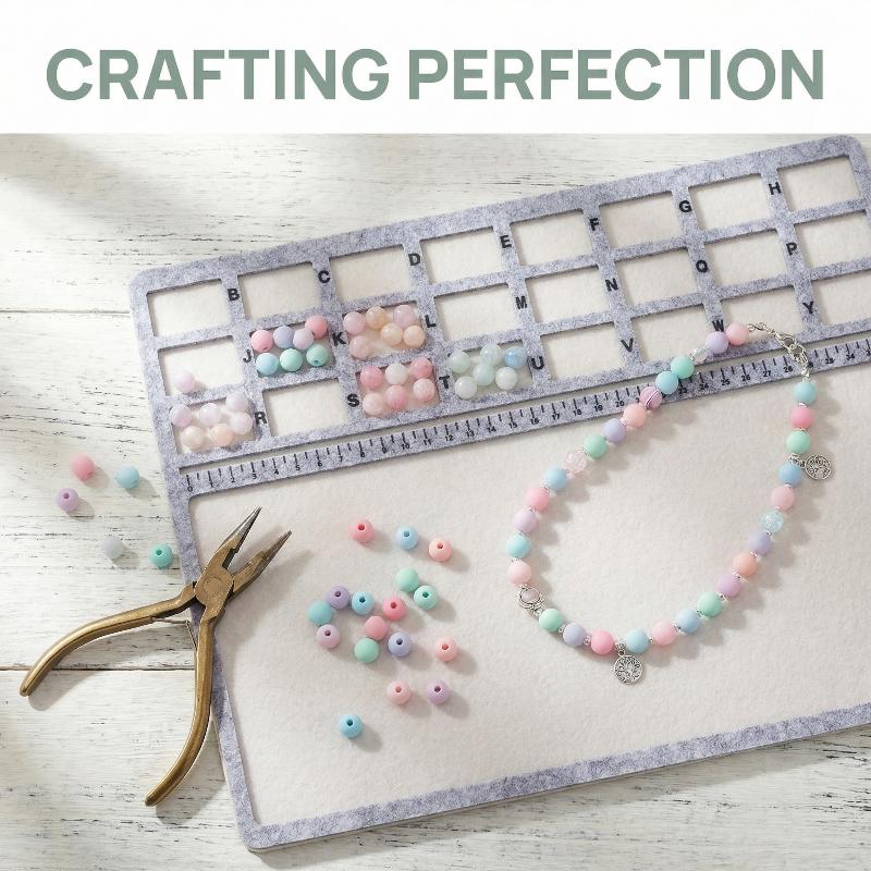 Keçe Boncuk Matı Dikdörtgen Ke - Art Craft And Design incelemesi ve fiyatı