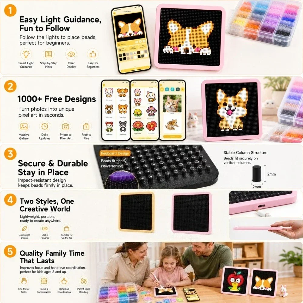Akıllı LED Boncuk Sanat Panosu - Art Craft App incelemesi ve fiyatı