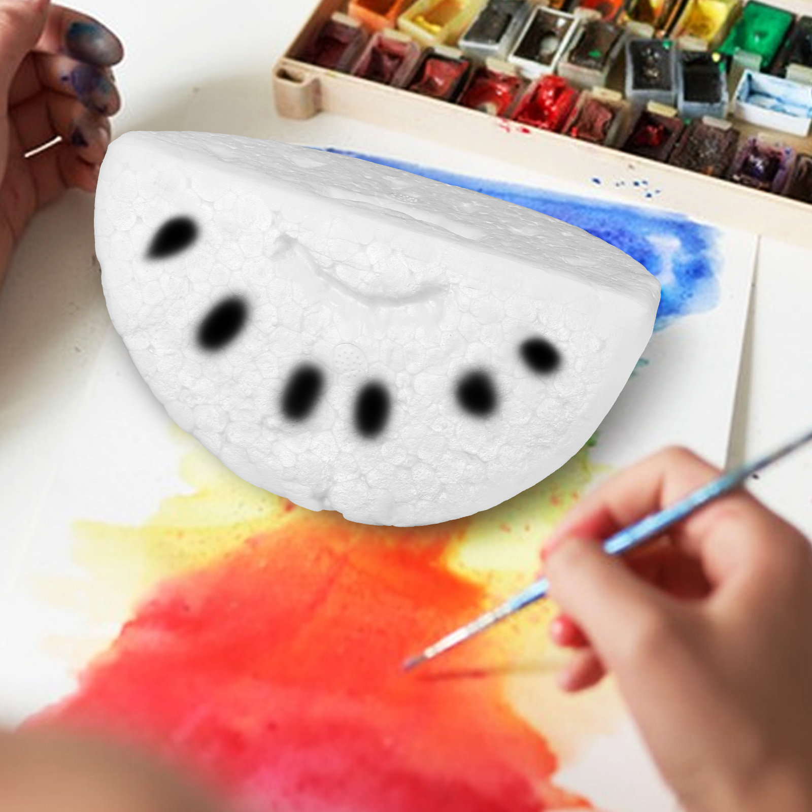 5 Adet Boş Beyaz Köpük Karpuz  - Art Craft Doodle incelemesi ve fiyatı