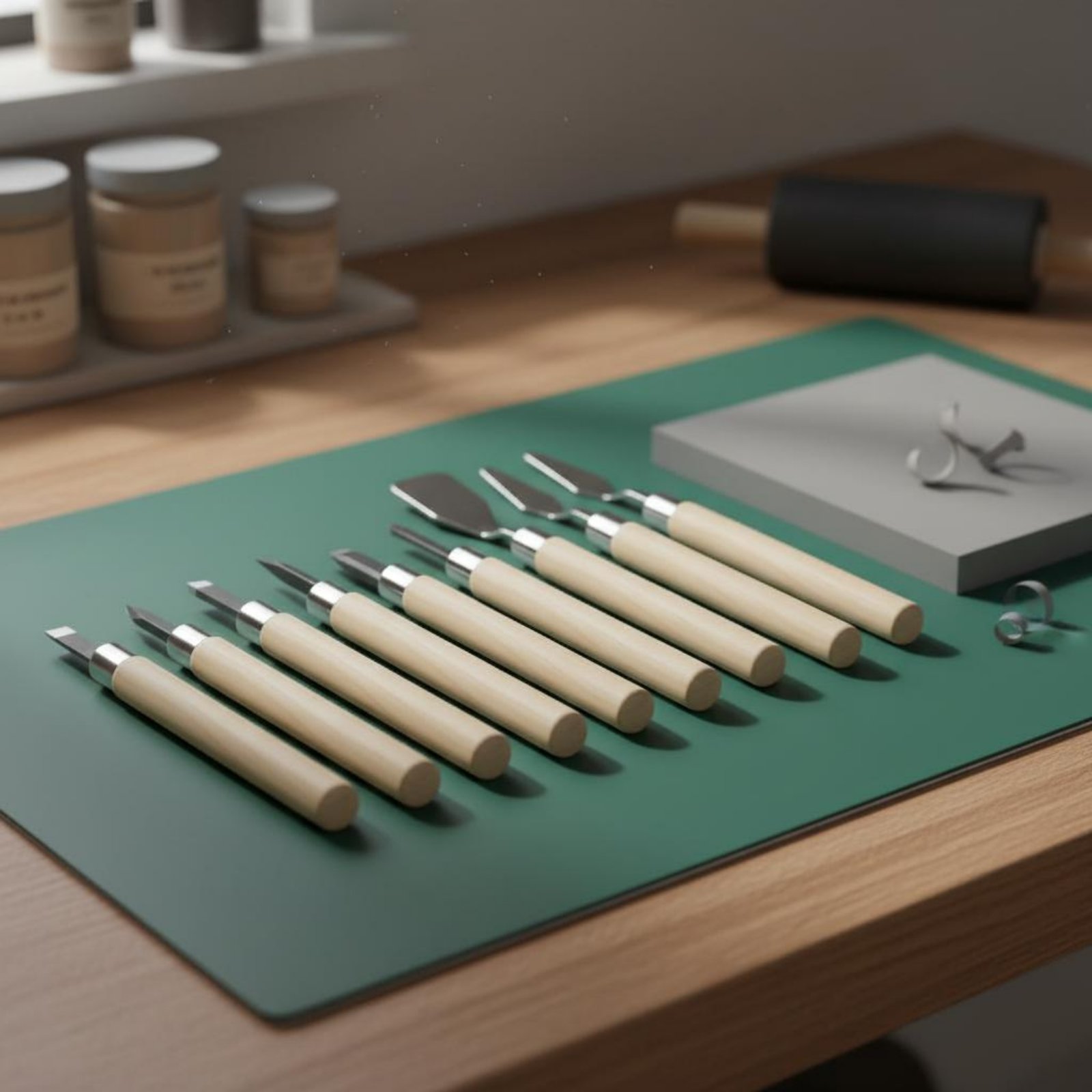 9 Parça Linolyum Oyma Seti Pas - Linocut Carving Tool incelemesi ve fiyatı