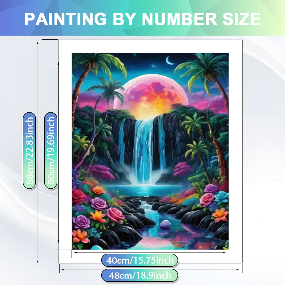 HUACAN Diy Resimleri Tuval Üze - Art And Craft Numbers incelemesi ve fiyatı