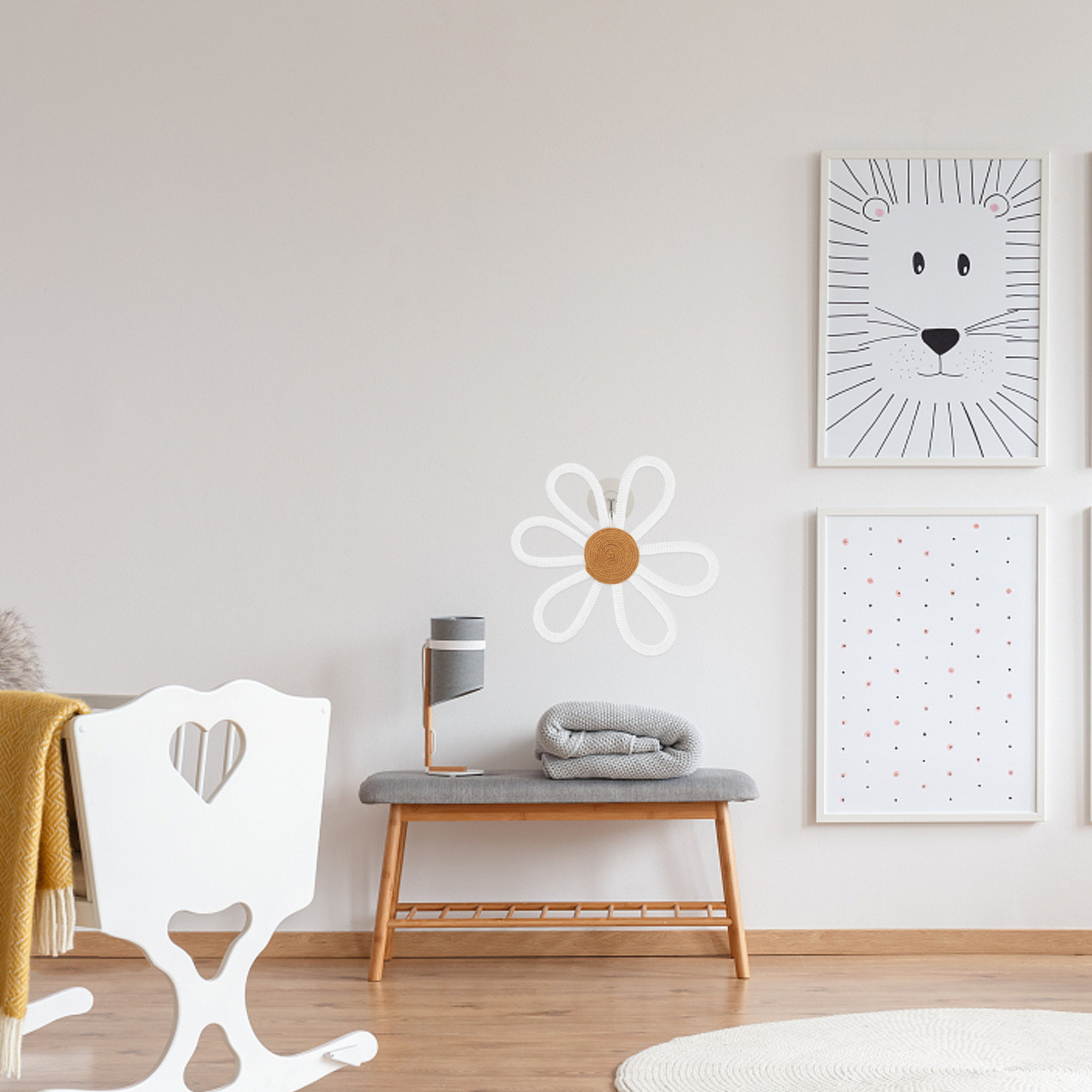 Dokuma Papatya Duvar Dekoru Bo - Art And Craft For Nursery incelemesi ve fiyatı