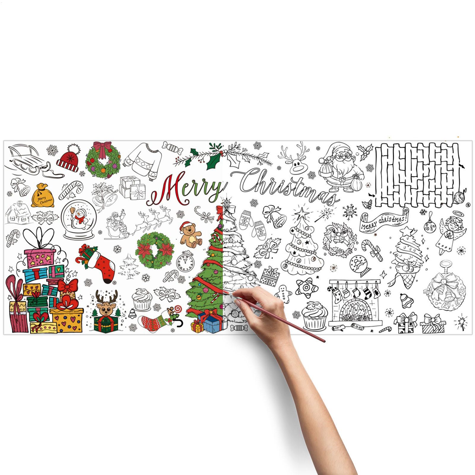 Noel Dev Boyama Posteri Boş Ka - Art Craft Doodle incelemesi ve fiyatı