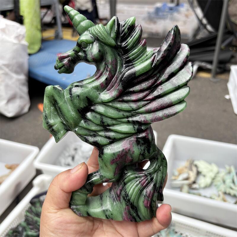 Doğal Yakut Zoisit Tek Boynuzl - Art Craft Unicorn incelemesi ve fiyatı