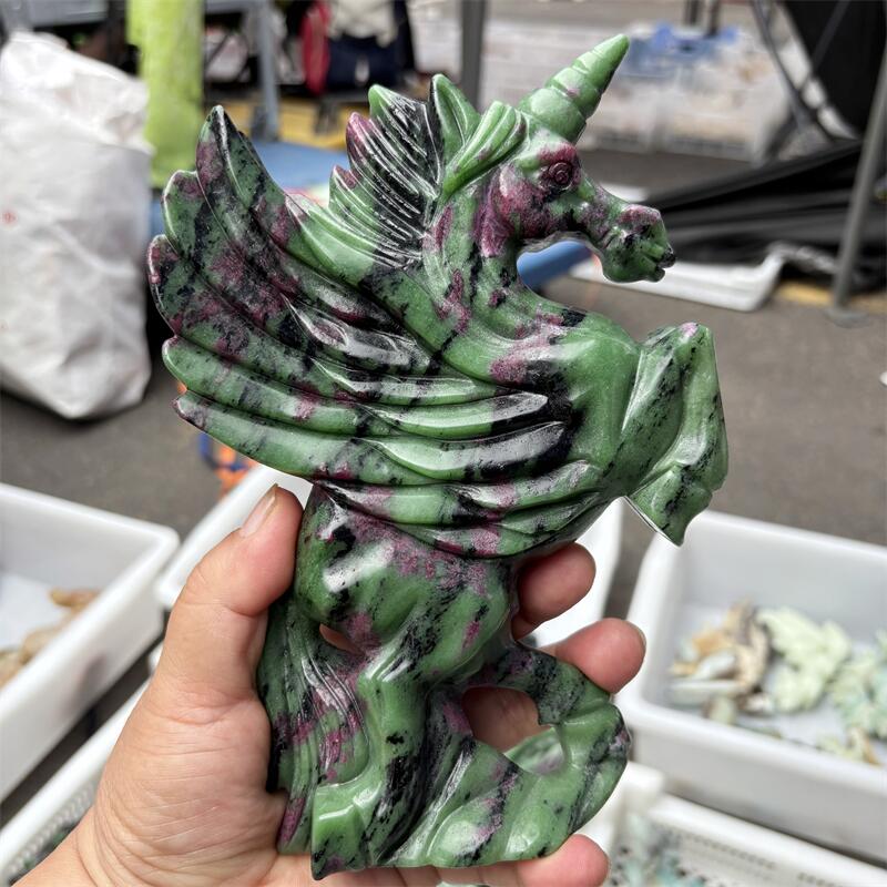 Doğal Yakut Zoisit Tek Boynuzl - Art Craft Unicorn incelemesi ve fiyatı