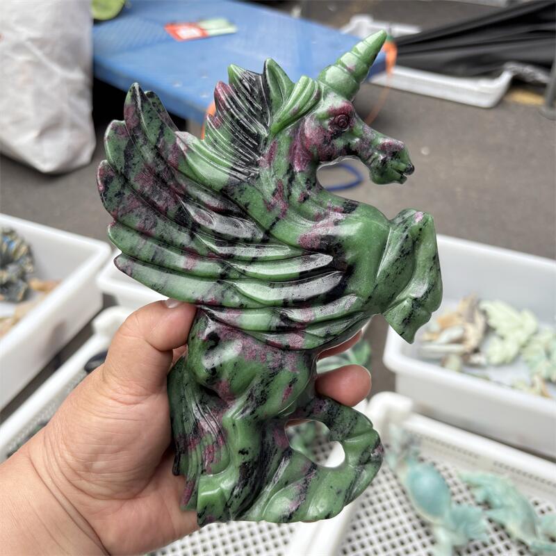 Doğal Yakut Zoisit Tek Boynuzl - Art Craft Unicorn incelemesi ve fiyatı