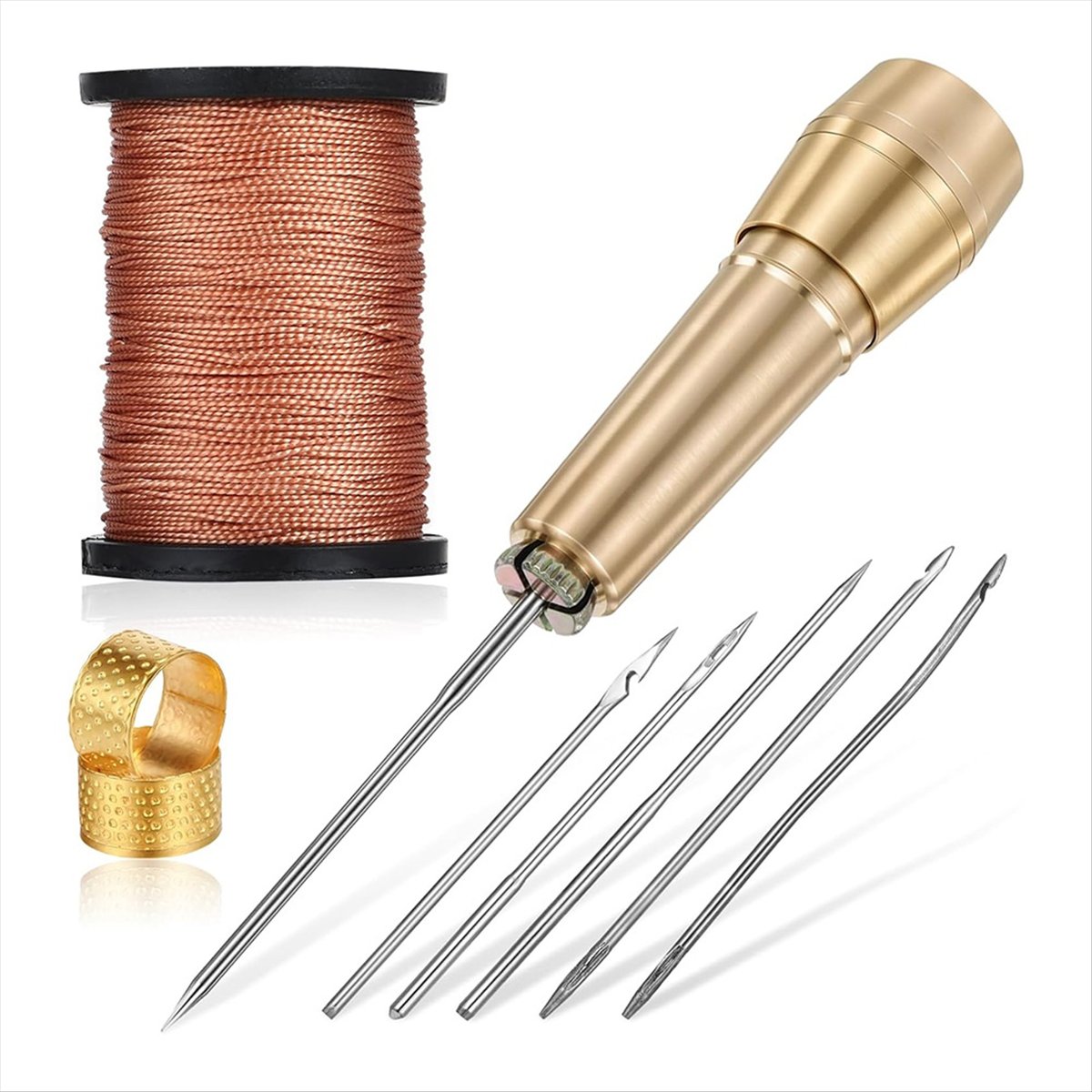9 Parça Deri Dikiş Awl Seti, B - Leather Tooling Kit incelemesi ve fiyatı