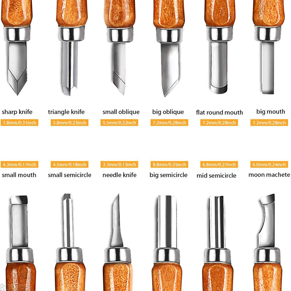 12 adet SK2 ağaç işleme oyma a - Art Craft Tools incelemesi ve fiyatı